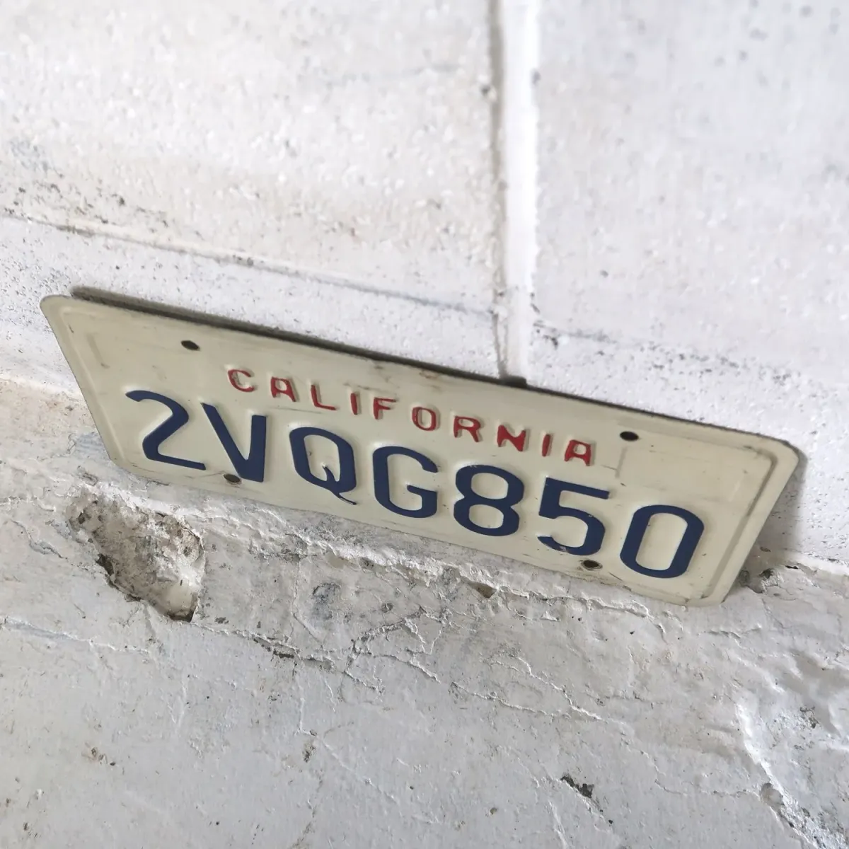 CALIFORNIA USEDナンバープレート