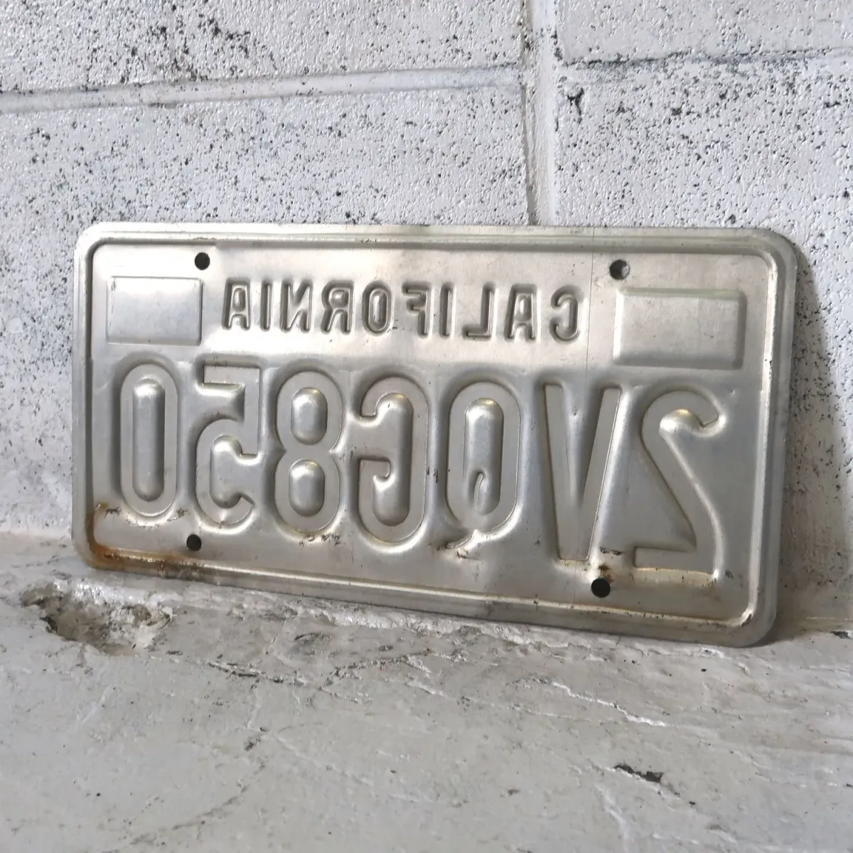 CALIFORNIA USEDナンバープレート