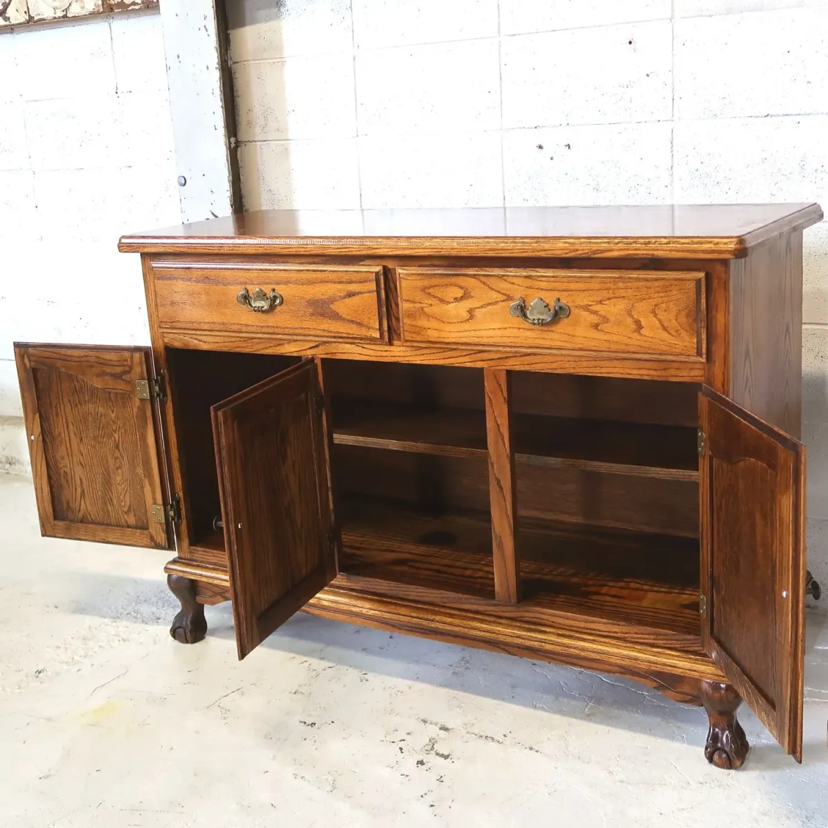 アンティーク サイドボード オーク