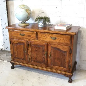 アンティーク サイドボード オーク