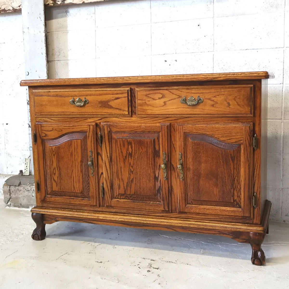 アンティーク サイドボード オーク