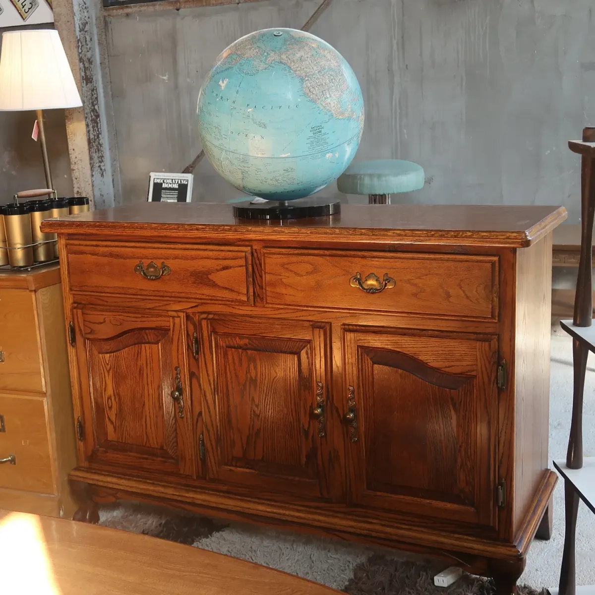 アンティーク サイドボード オーク