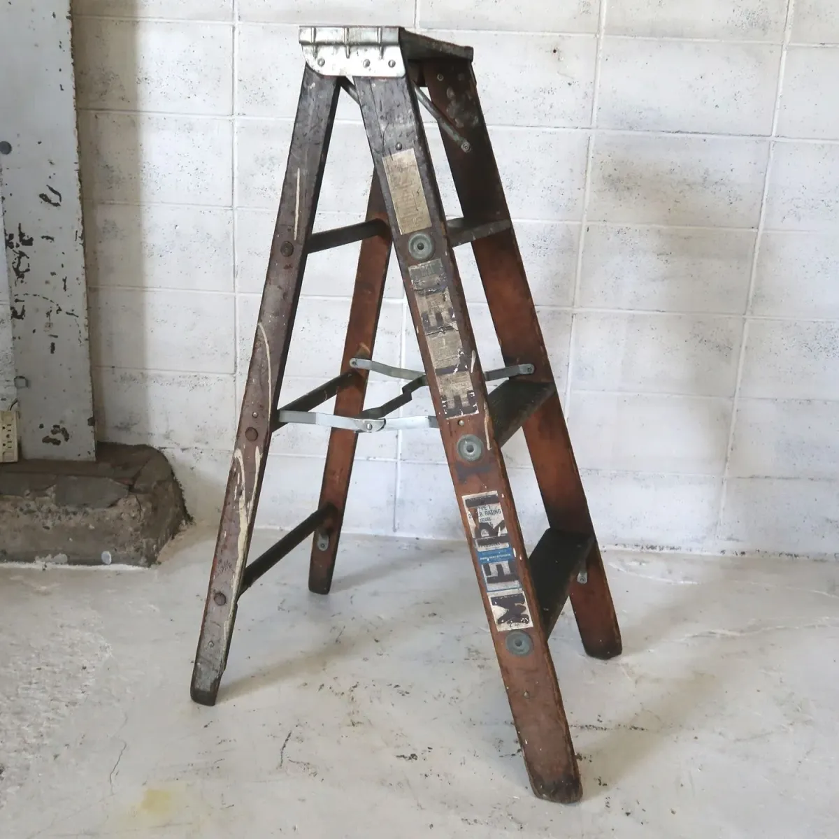 ビンテージ ウッドラダー