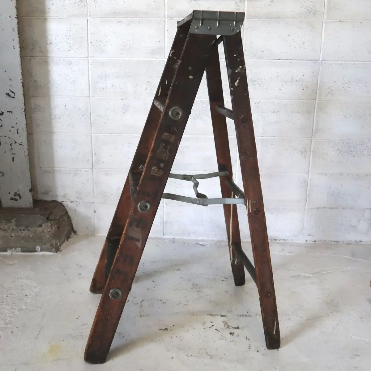 ビンテージ ウッドラダー