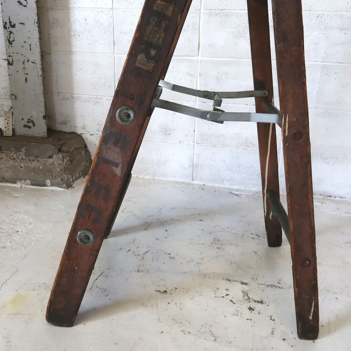 ビンテージ ウッドラダー