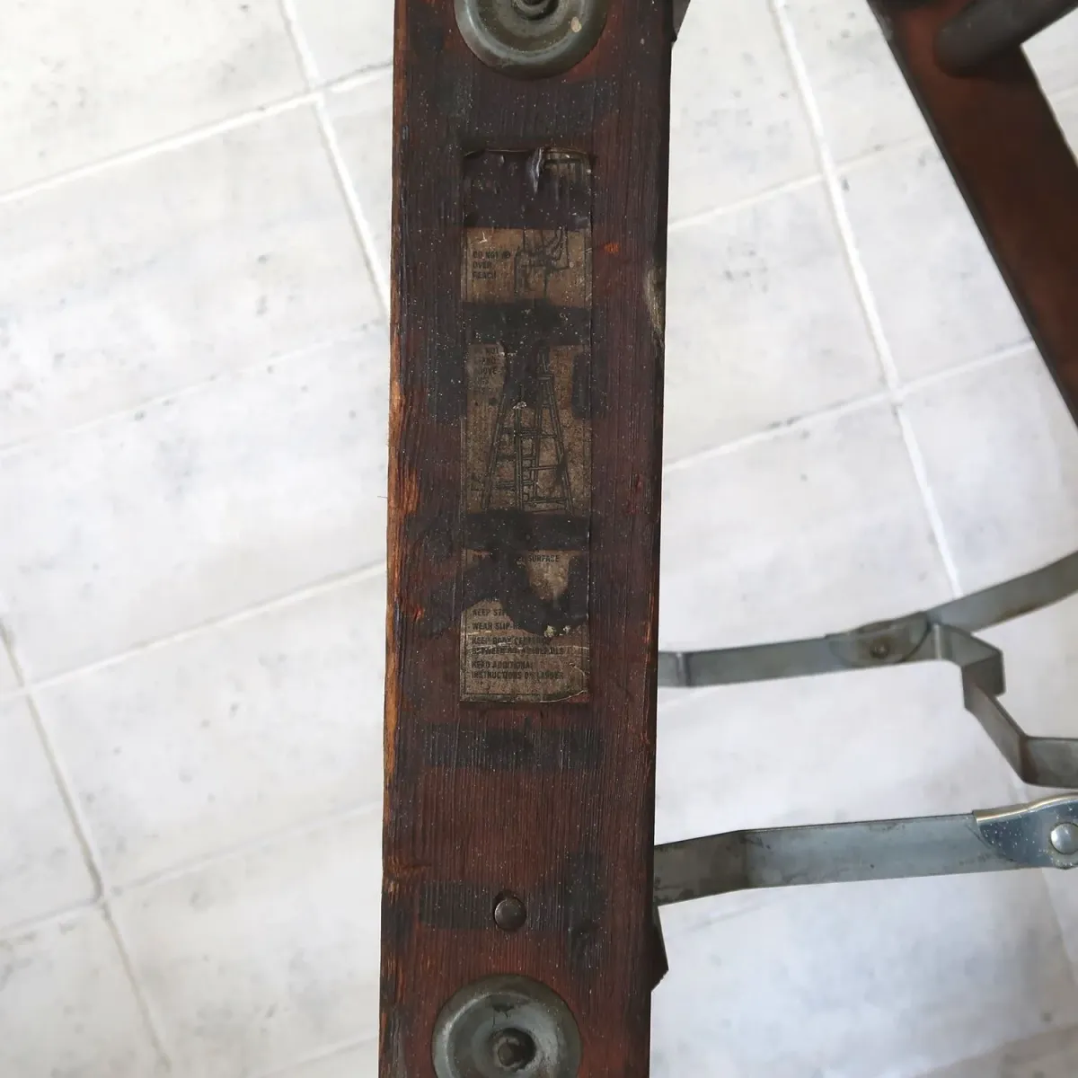 ビンテージ ウッドラダー