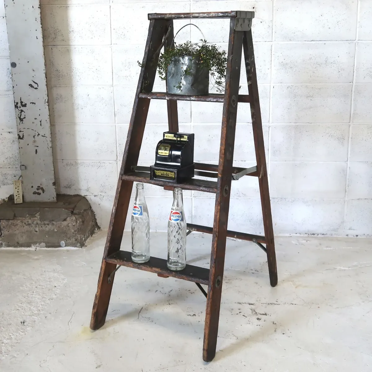 ビンテージ ウッドラダー