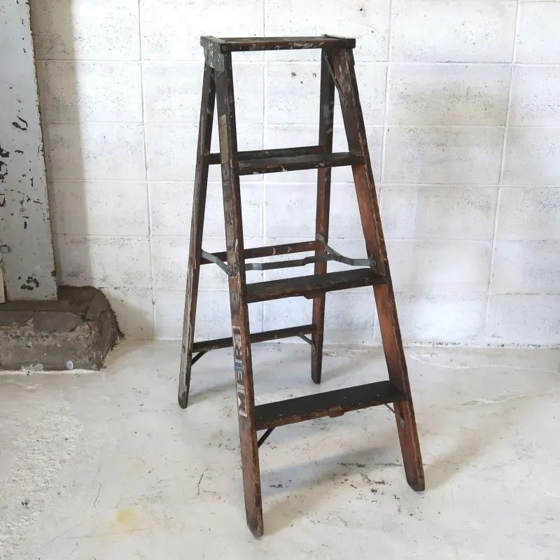 ビンテージ ウッドラダー