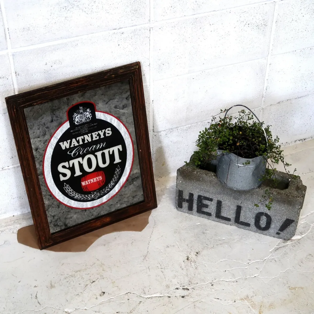 WATNEYS ビンテージ パブミラー