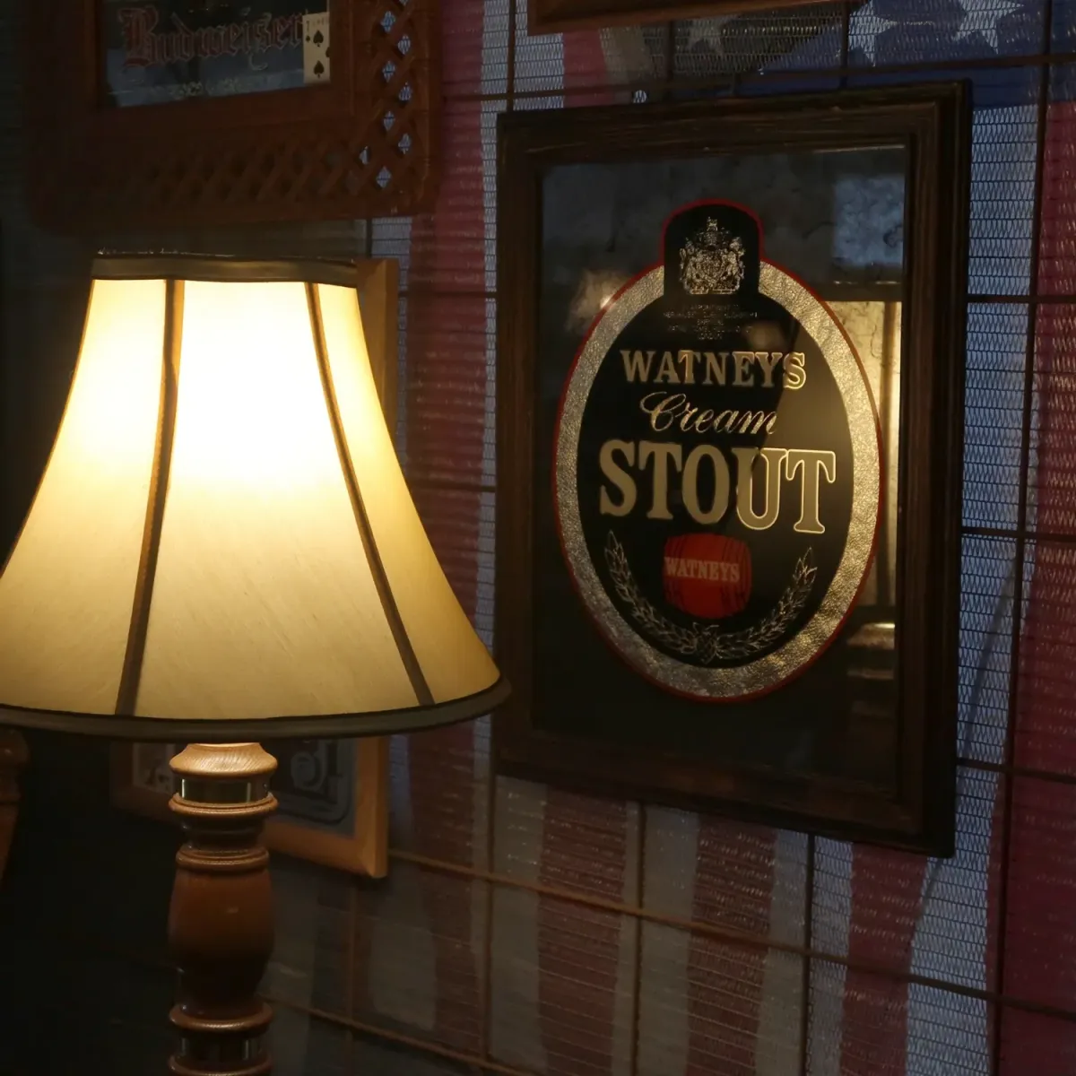 WATNEYS ビンテージ パブミラー