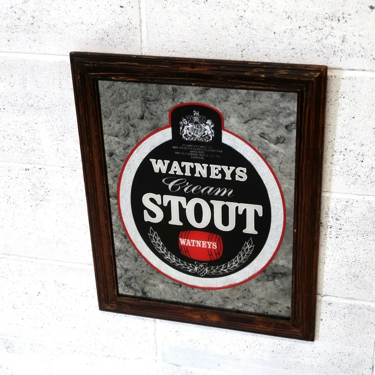 WATNEYS ビンテージ パブミラー