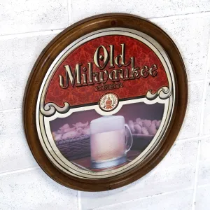 Old Milwaukee BEER ビンテージ パブミラー