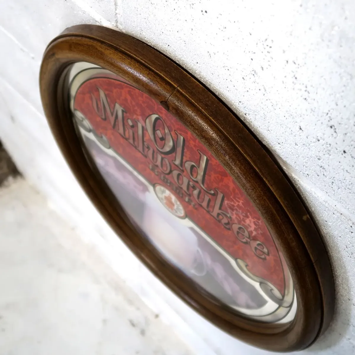 Old Milwaukee BEER ビンテージ パブミラー