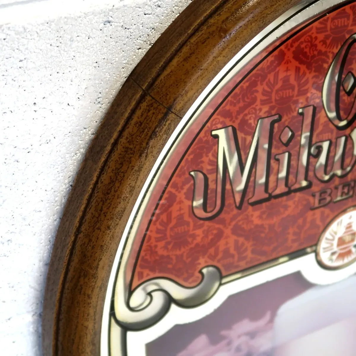 Old Milwaukee BEER ビンテージ パブミラー