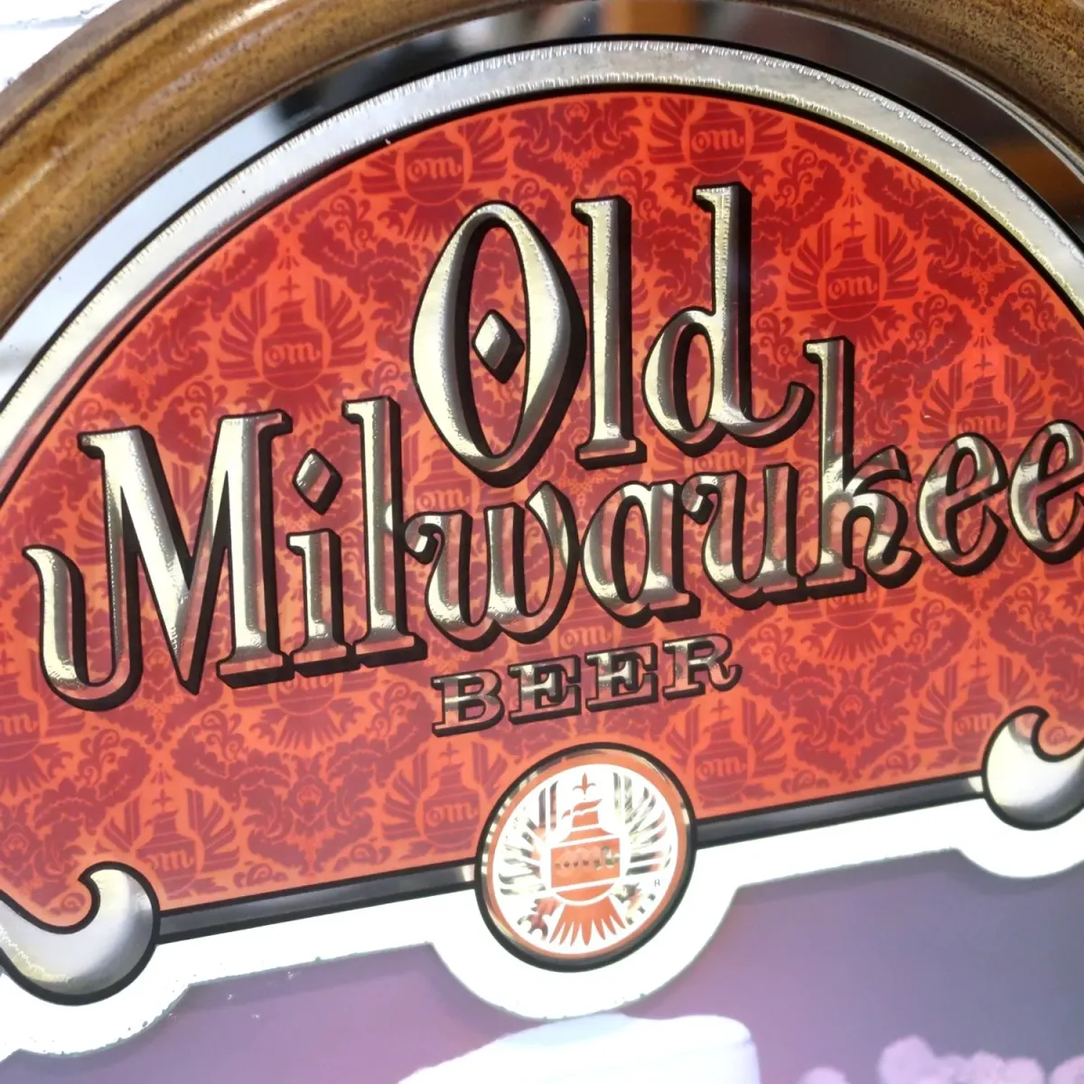 Old Milwaukee BEER ビンテージ パブミラー