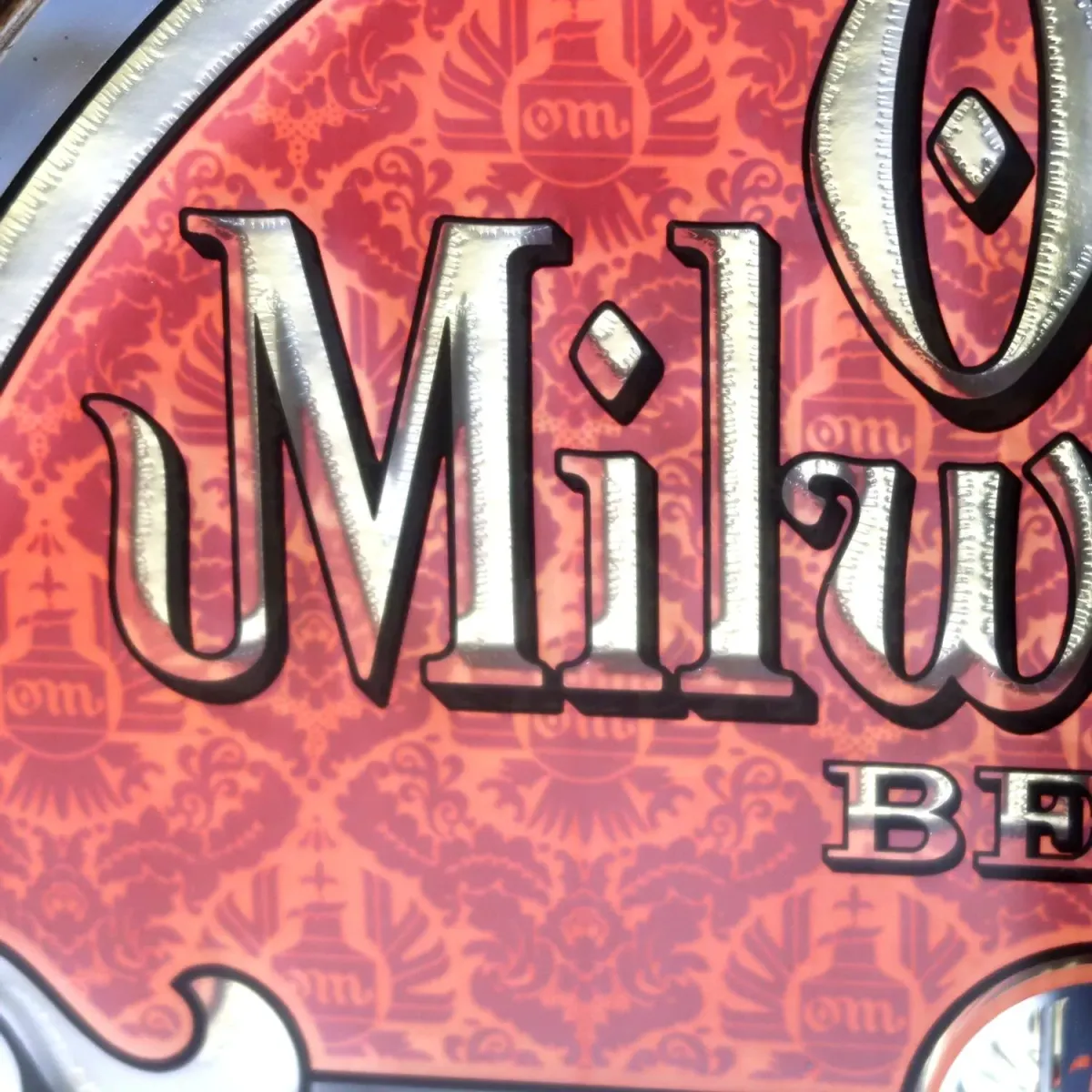 Old Milwaukee BEER ビンテージ パブミラー