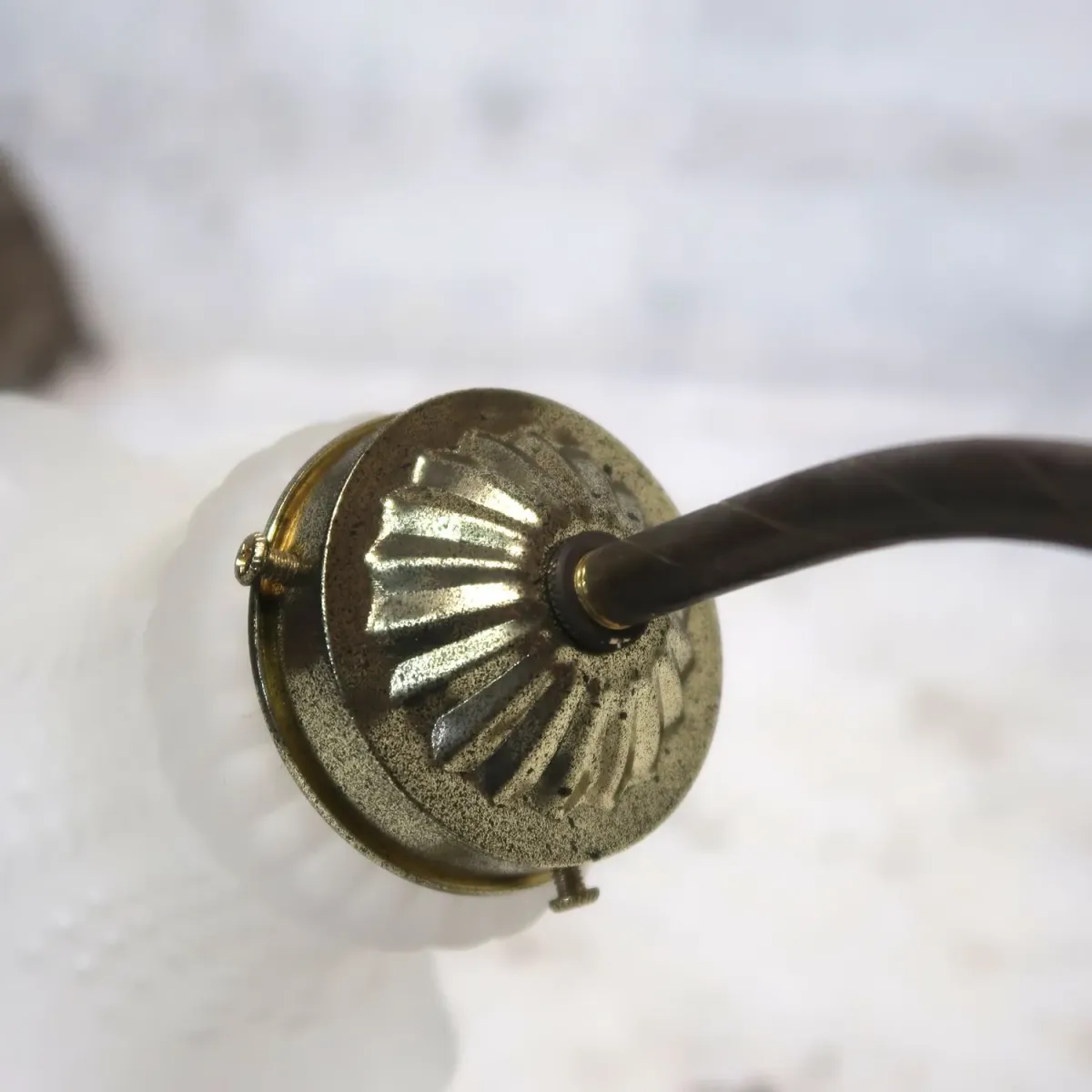 フラワーガラス テーブルランプ