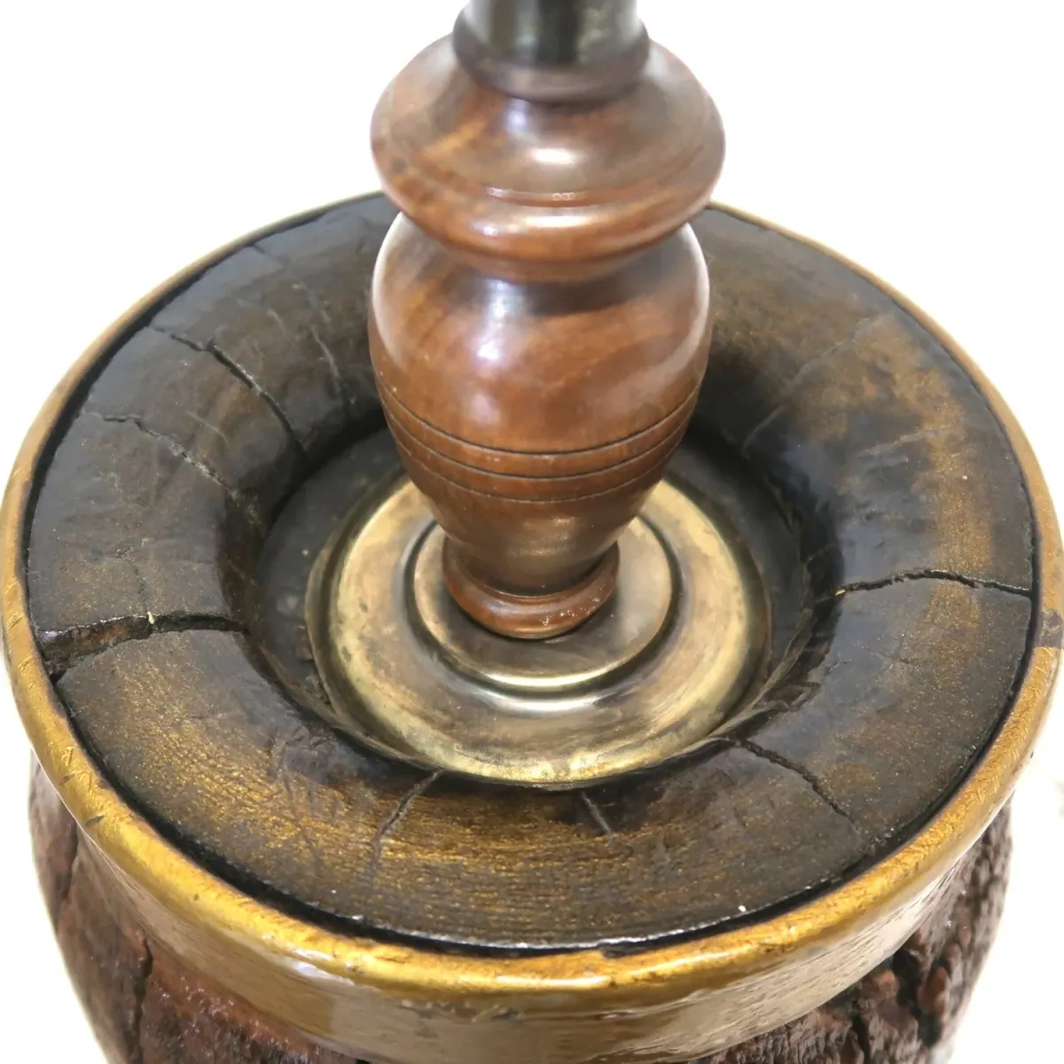 アンティーク ホイールハブ カスタムテーブルランプ