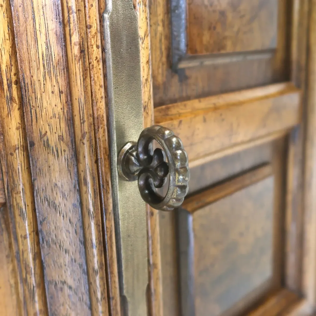 アンティーク サイドテーブル 八角形