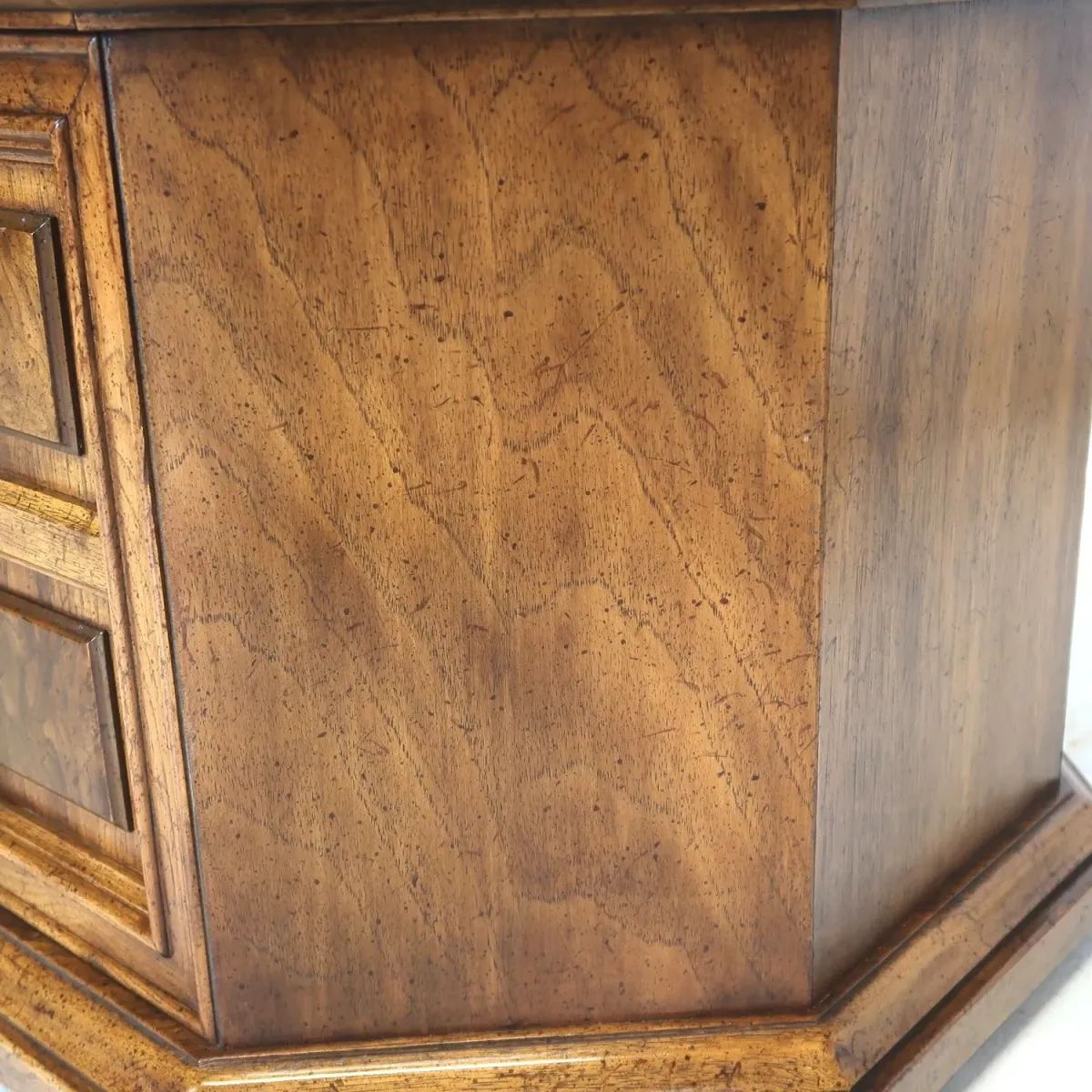 アンティーク サイドテーブル 八角形