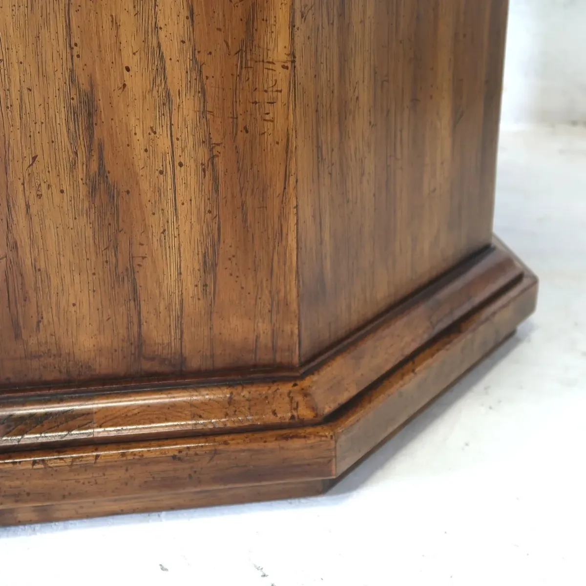 アンティーク サイドテーブル 八角形