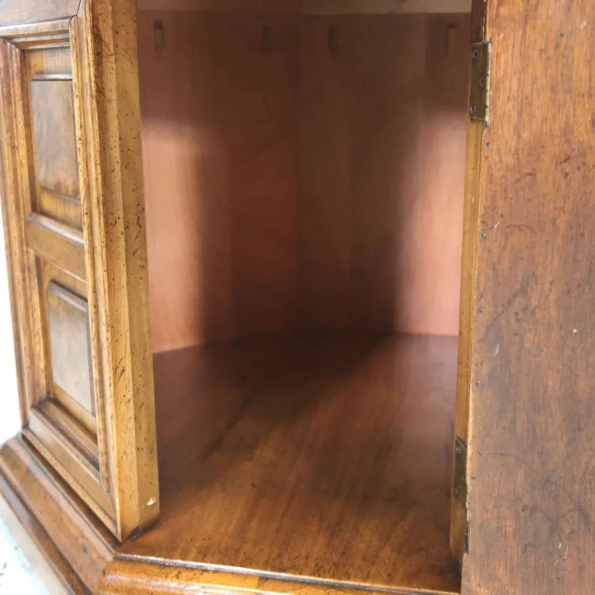 アンティーク サイドテーブル 八角形