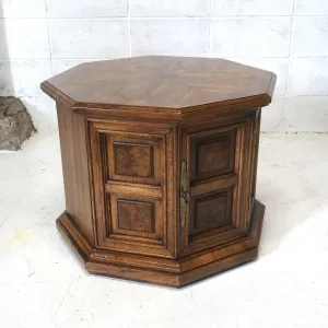 アンティーク サイドテーブル 八角形