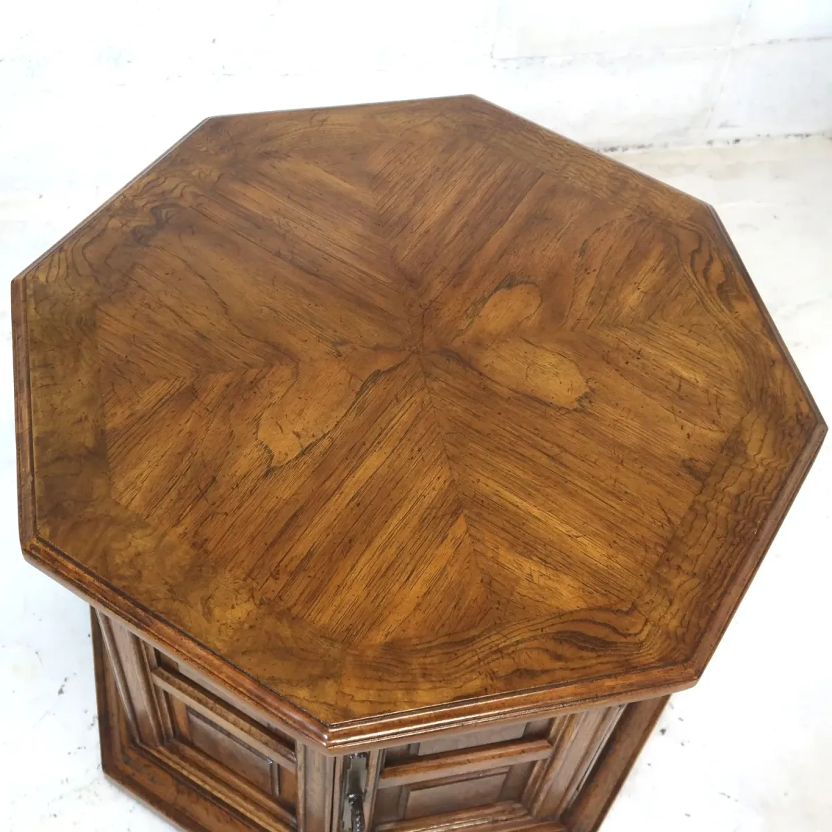 アンティーク サイドテーブル 八角形