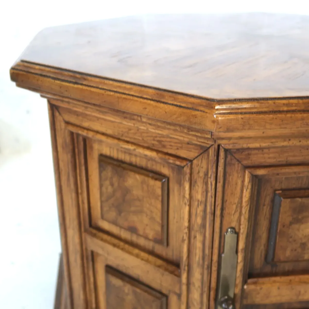 アンティーク サイドテーブル 八角形