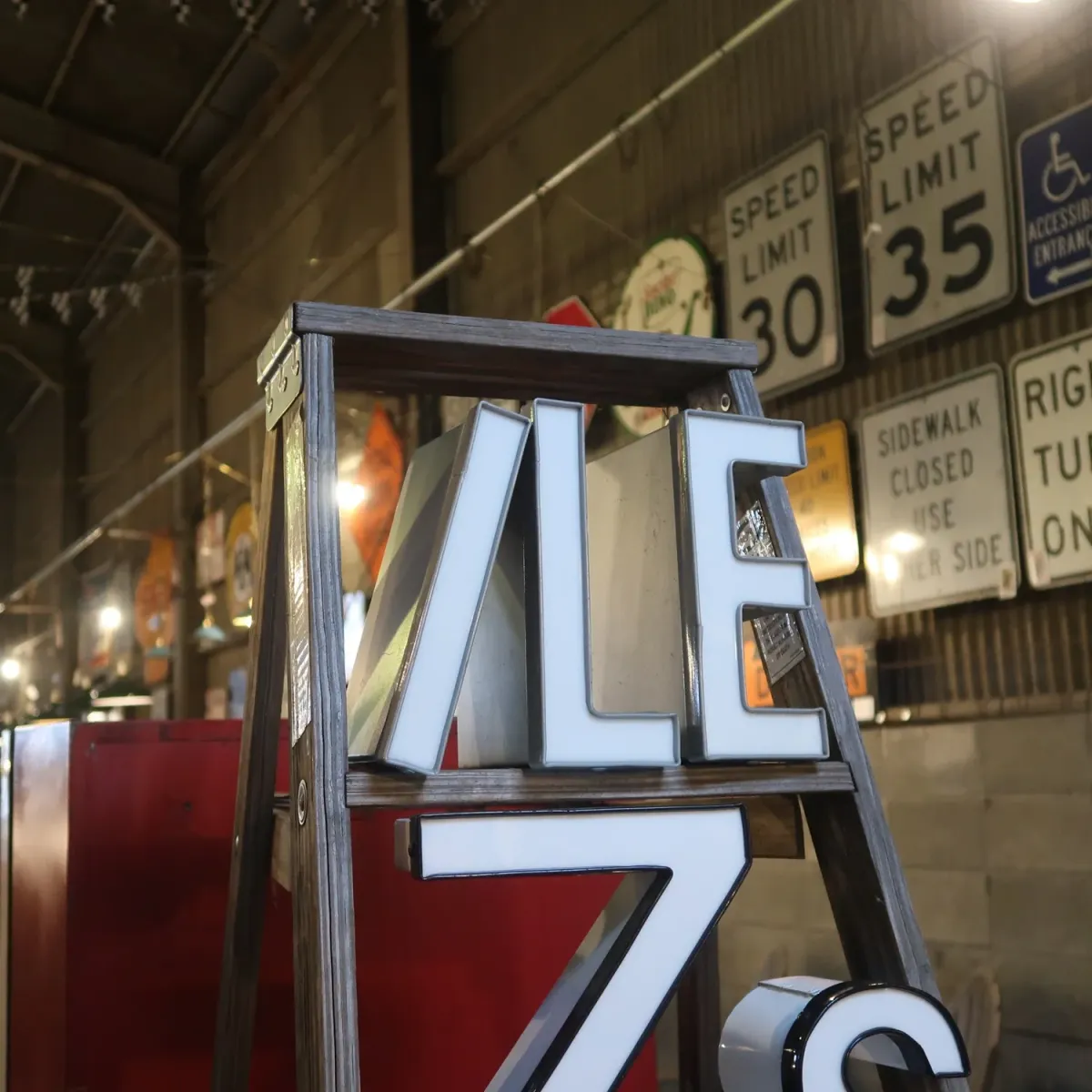 ビンテージ レターサイン ミニサイズ L