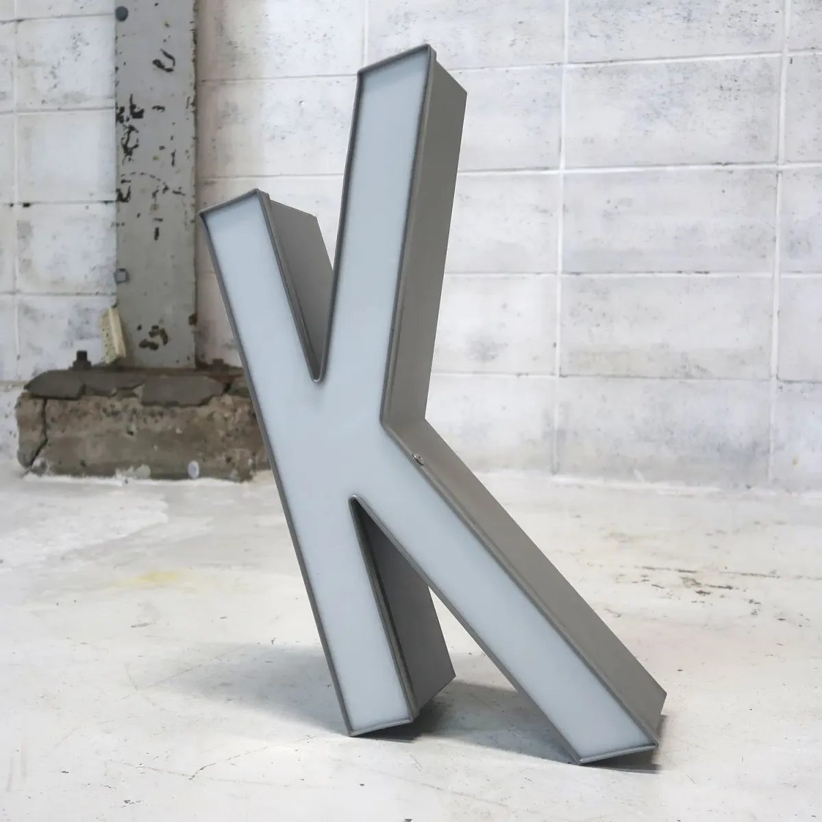 ビンテージ レターサイン K