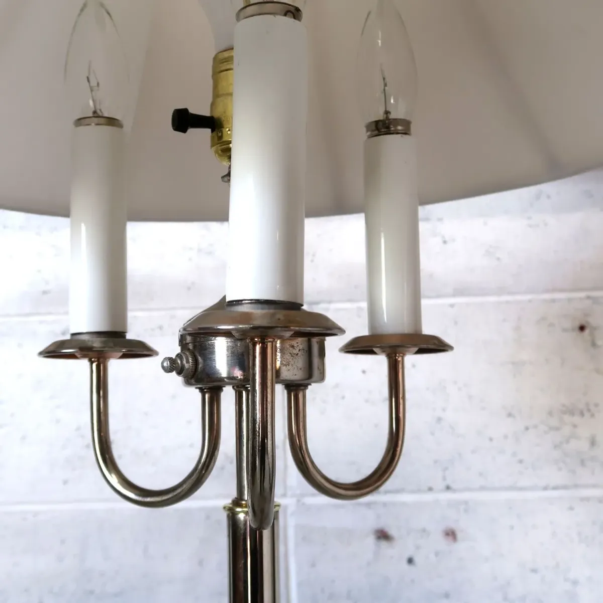 アンティーク キャンドルフロアランプ 4灯式