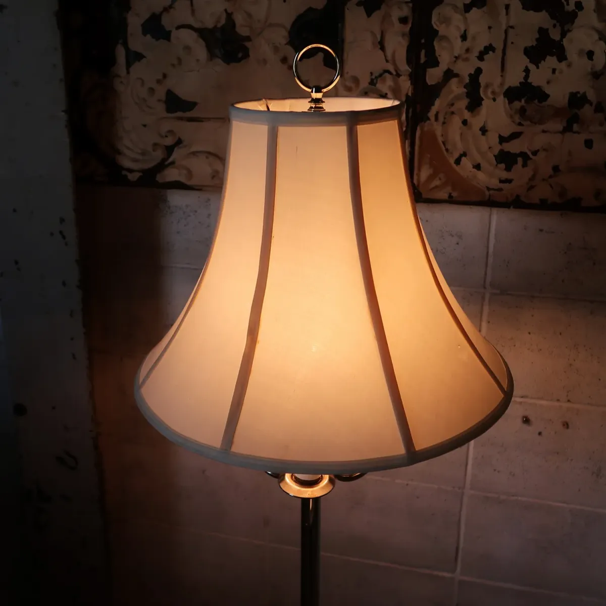 アンティーク キャンドルフロアランプ 4灯式