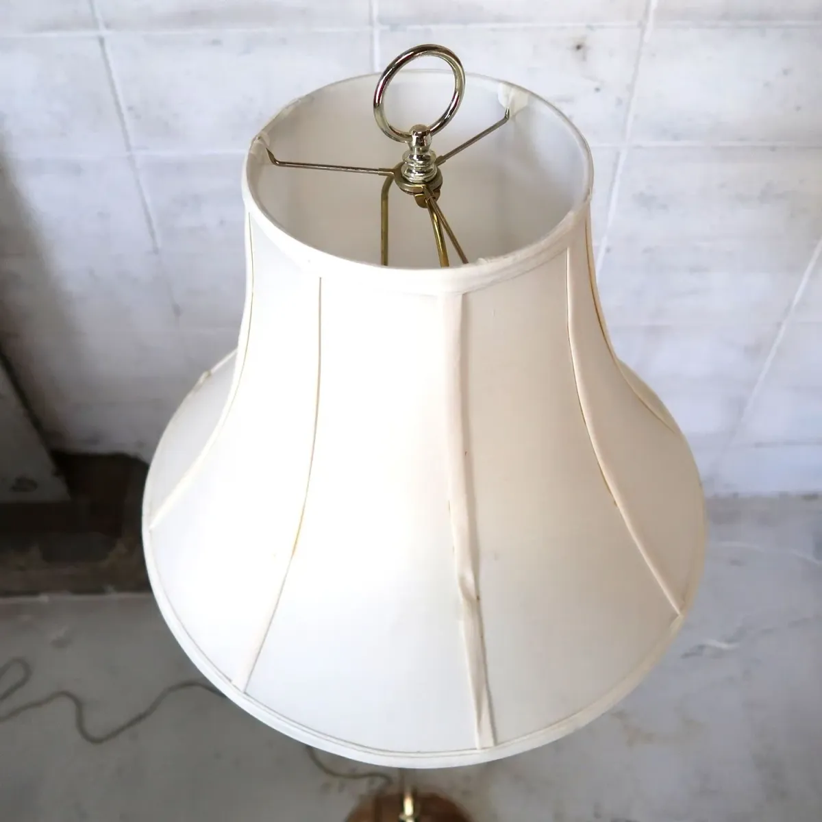 アンティーク キャンドルフロアランプ 4灯式