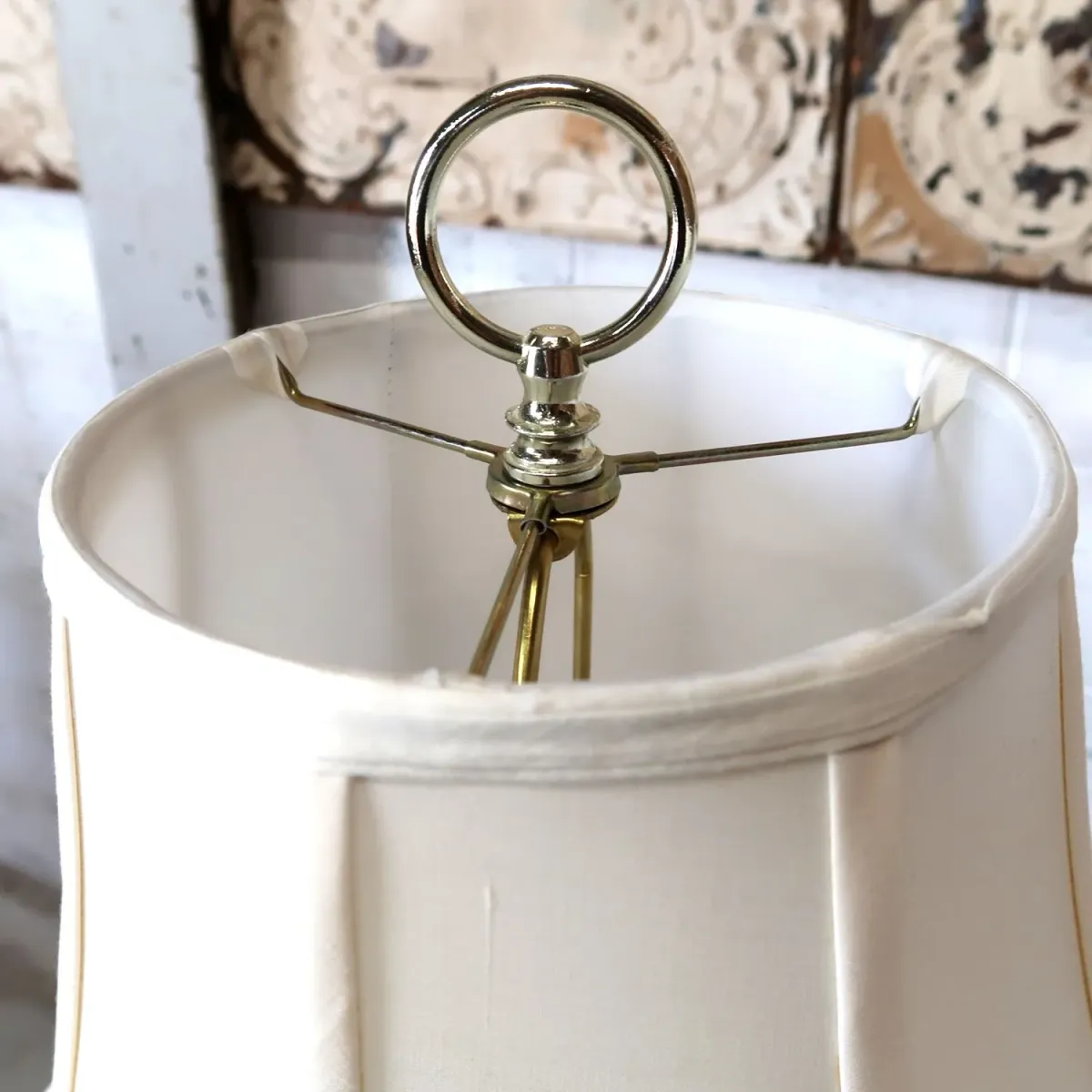 アンティーク キャンドルフロアランプ 4灯式