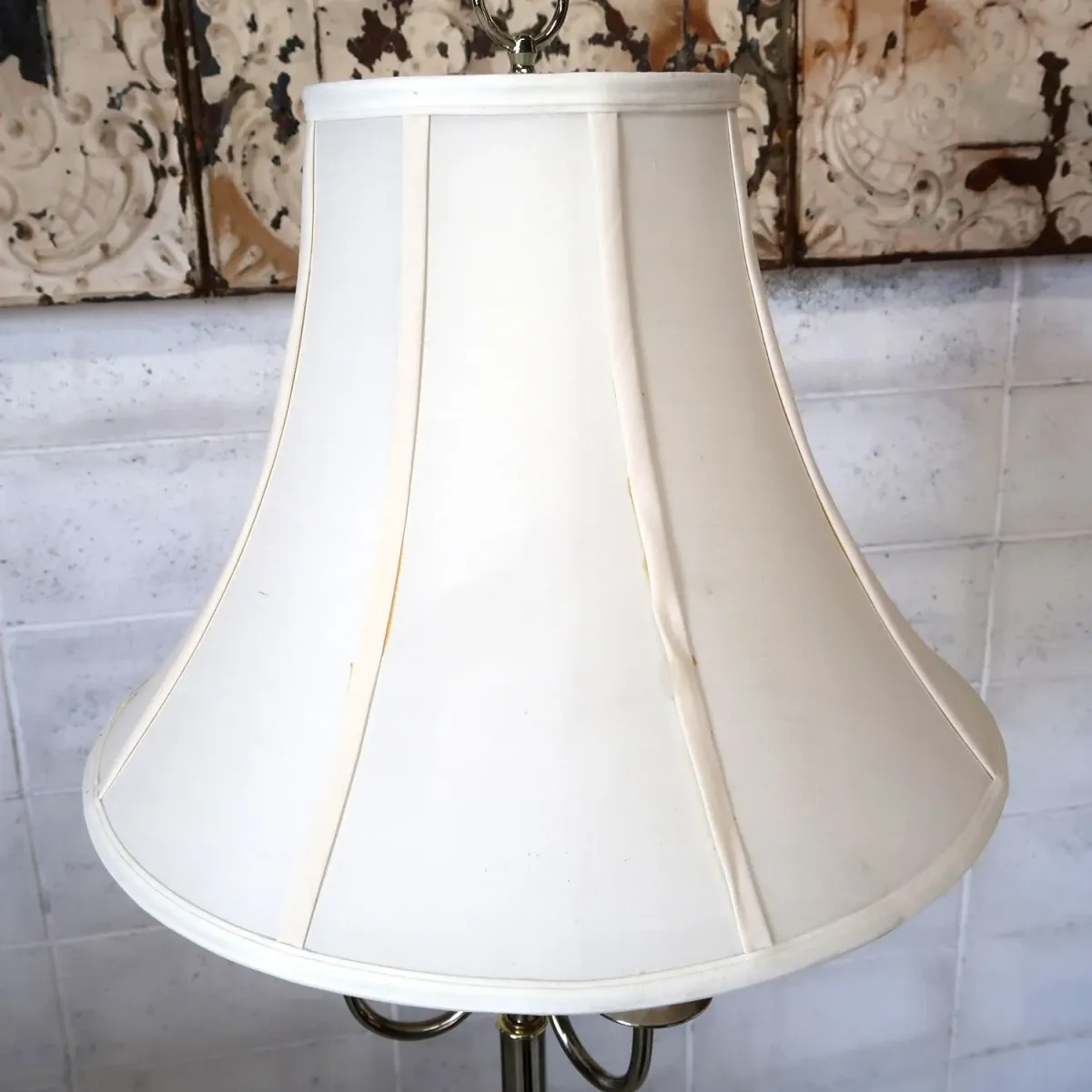 アンティーク キャンドルフロアランプ 4灯式