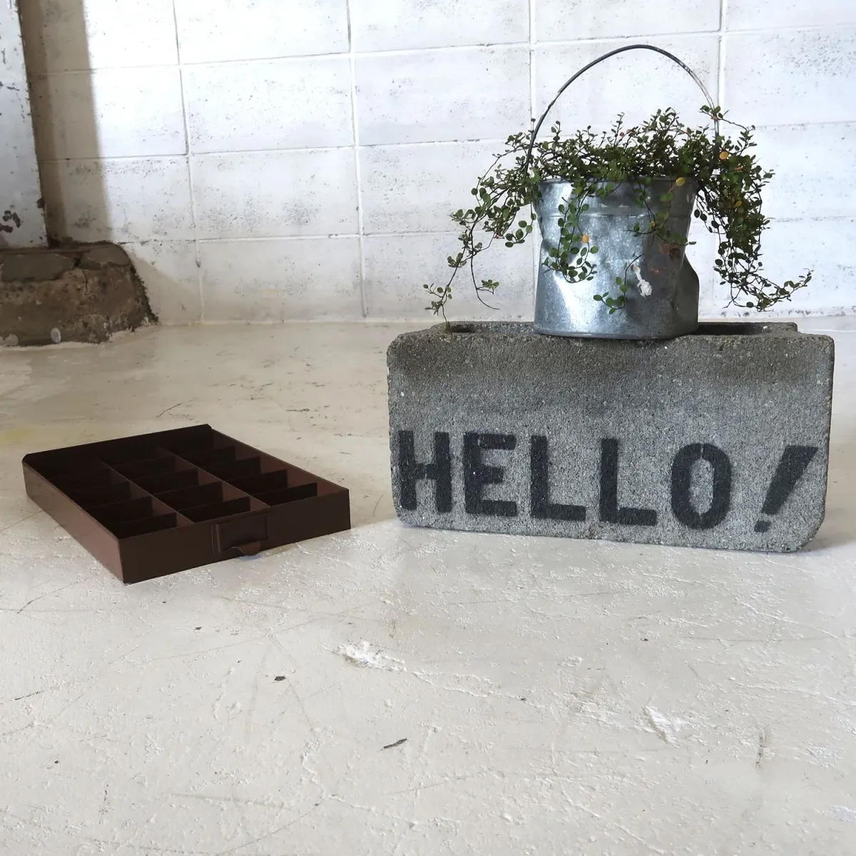 ビンテージ メタルトレイ