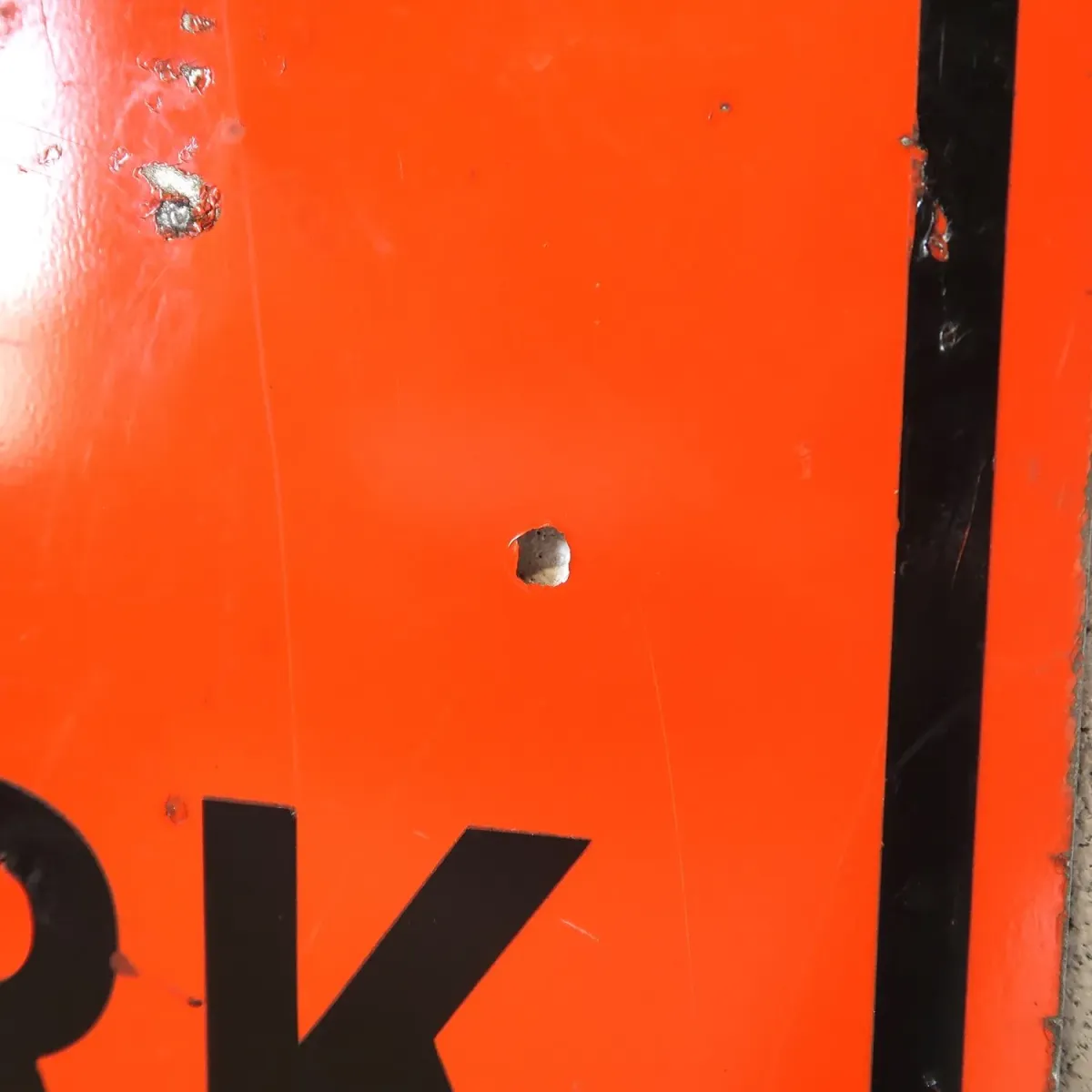 END ROAD WORK ビンテージ ロードサイン