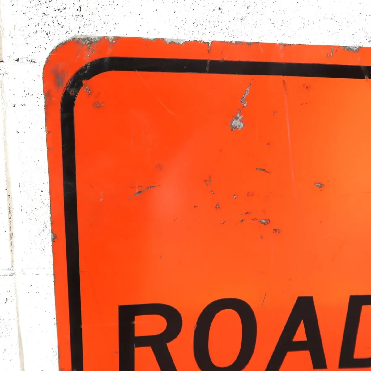 END ROAD WORK ビンテージ ロードサイン