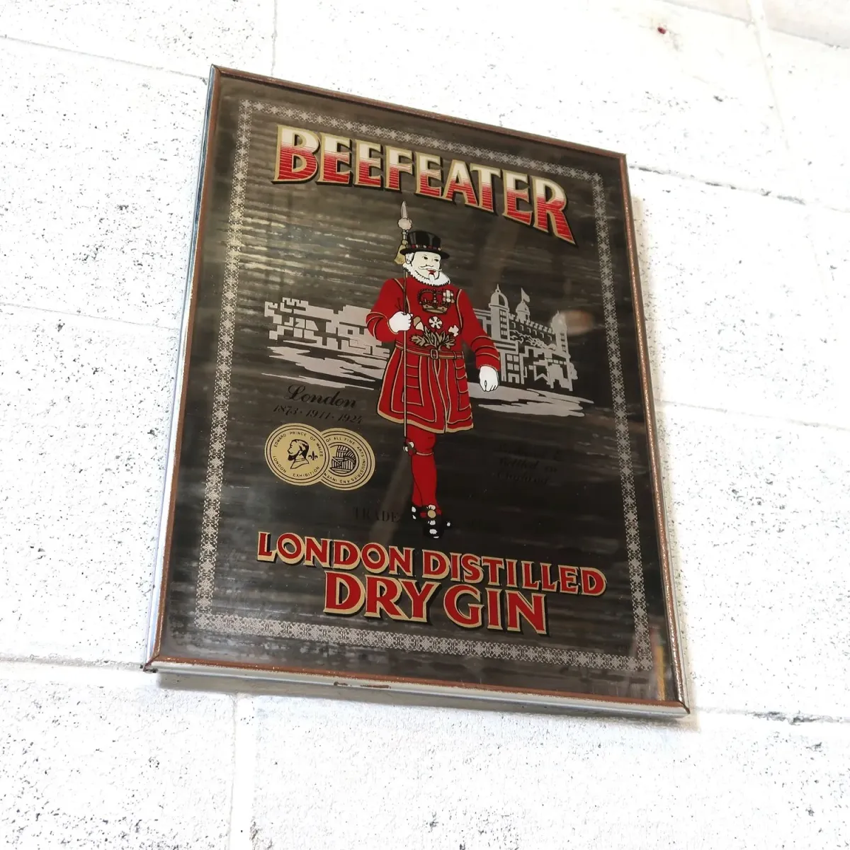 BEEFEATER ビンテージ パブミラー