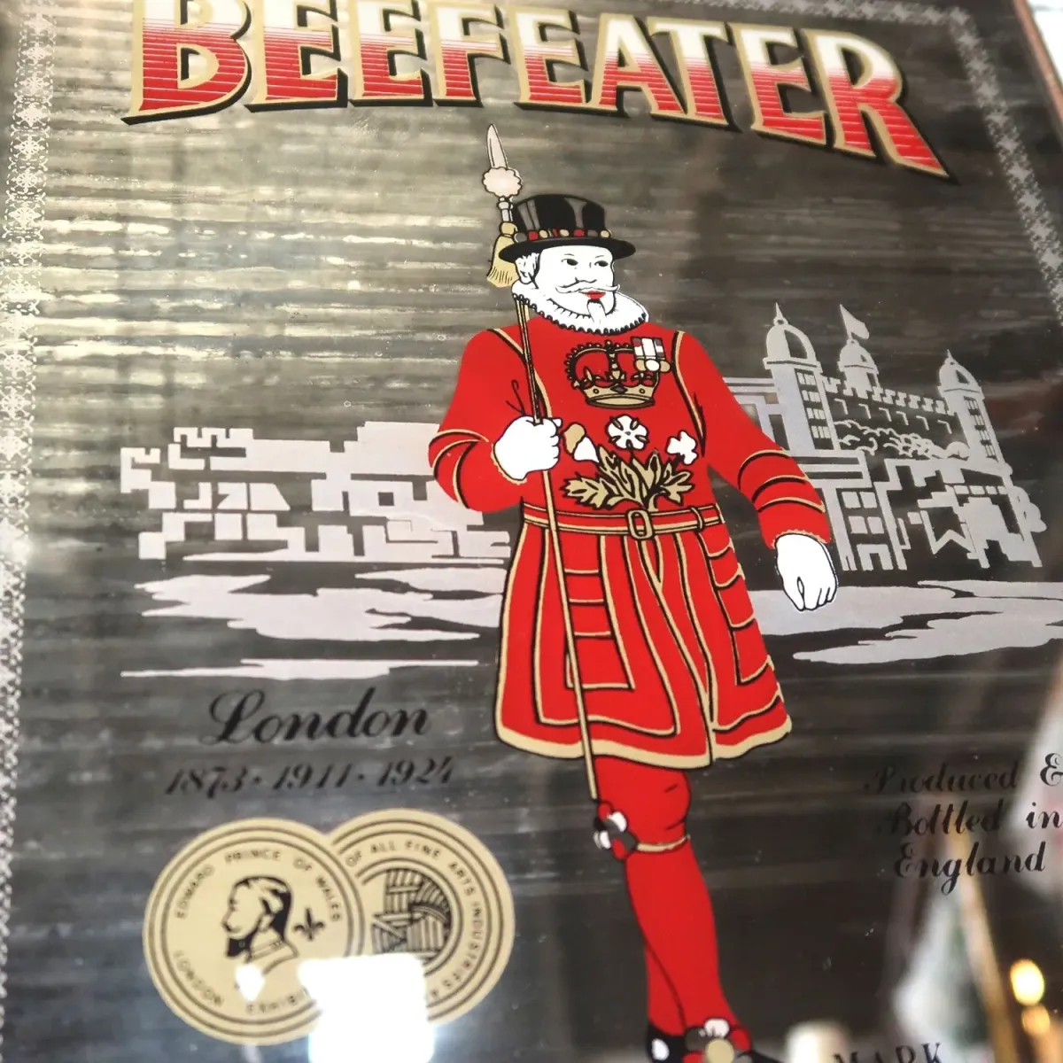 BEEFEATER ビンテージ パブミラー
