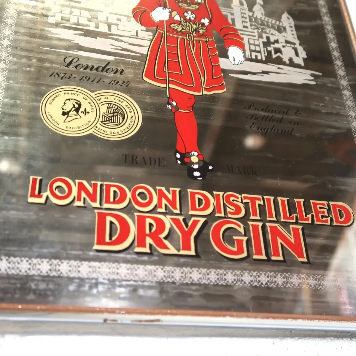 BEEFEATER ビンテージ パブミラー