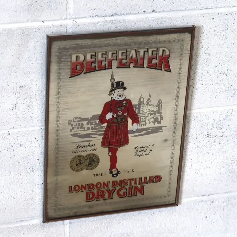 BEEFEATER ビンテージ パブミラー