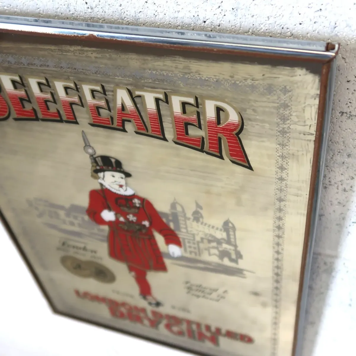 BEEFEATER ビンテージ パブミラー