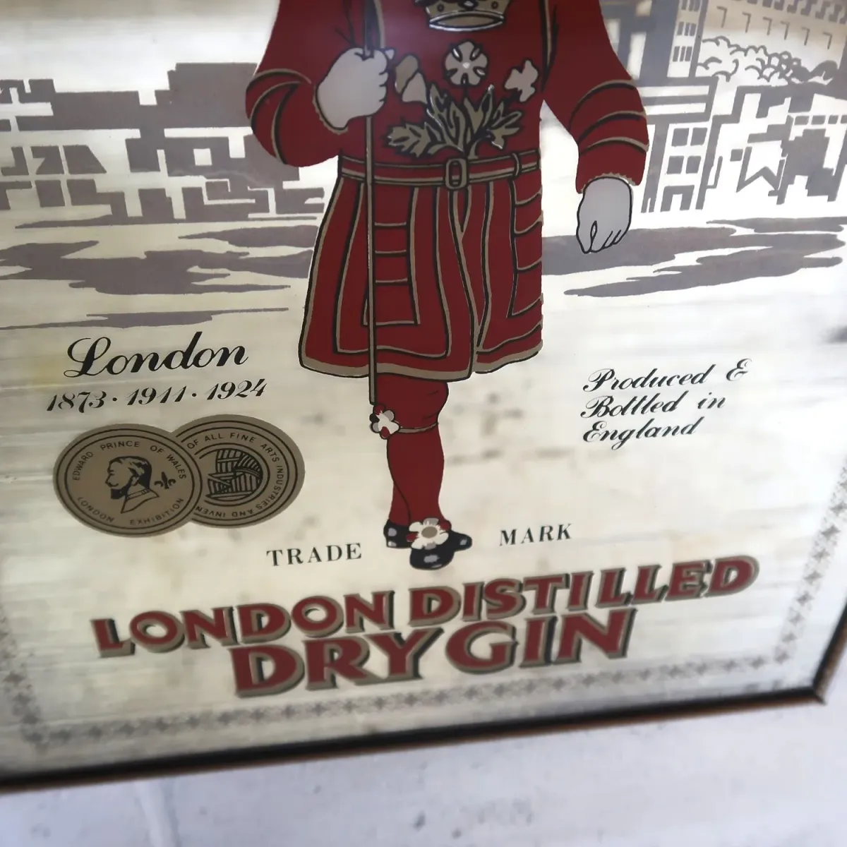 BEEFEATER ビンテージ パブミラー