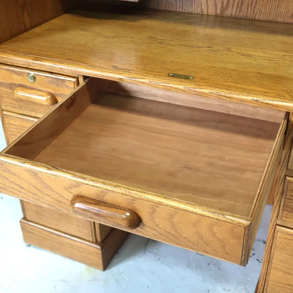 アンティーク ロールトップデスク オーク