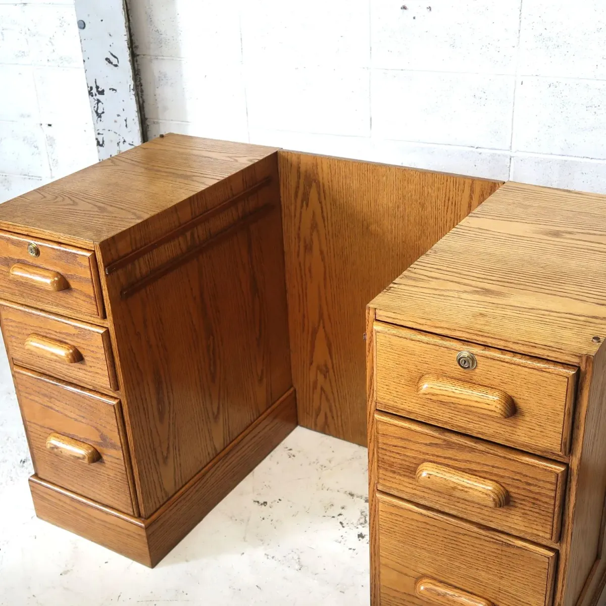 アンティーク ロールトップデスク オーク