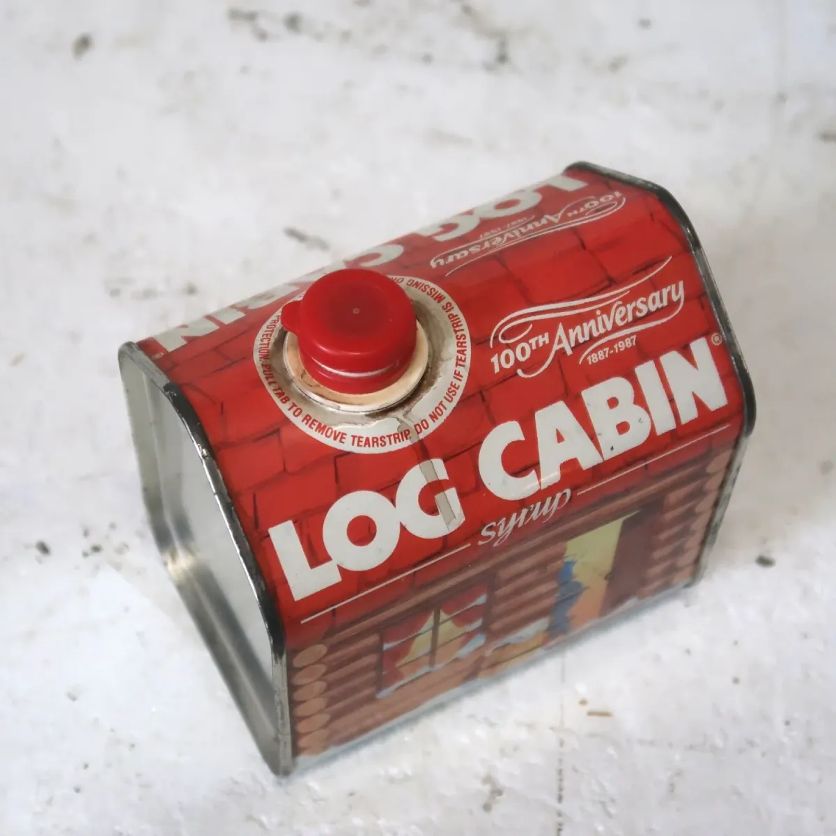 LOG CABIN シロップ缶
