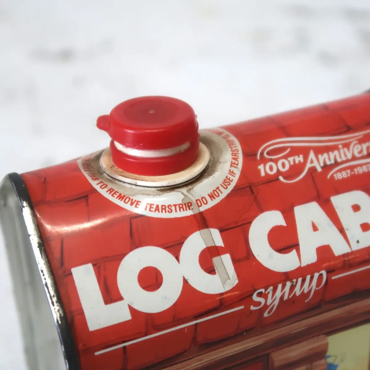 LOG CABIN シロップ缶