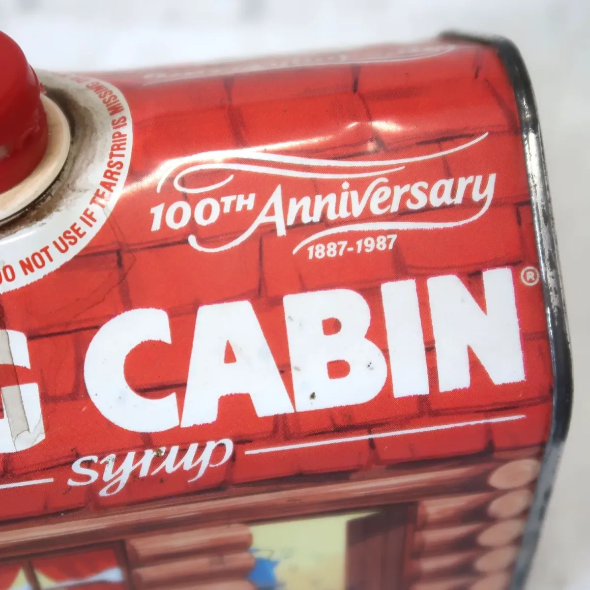 LOG CABIN シロップ缶